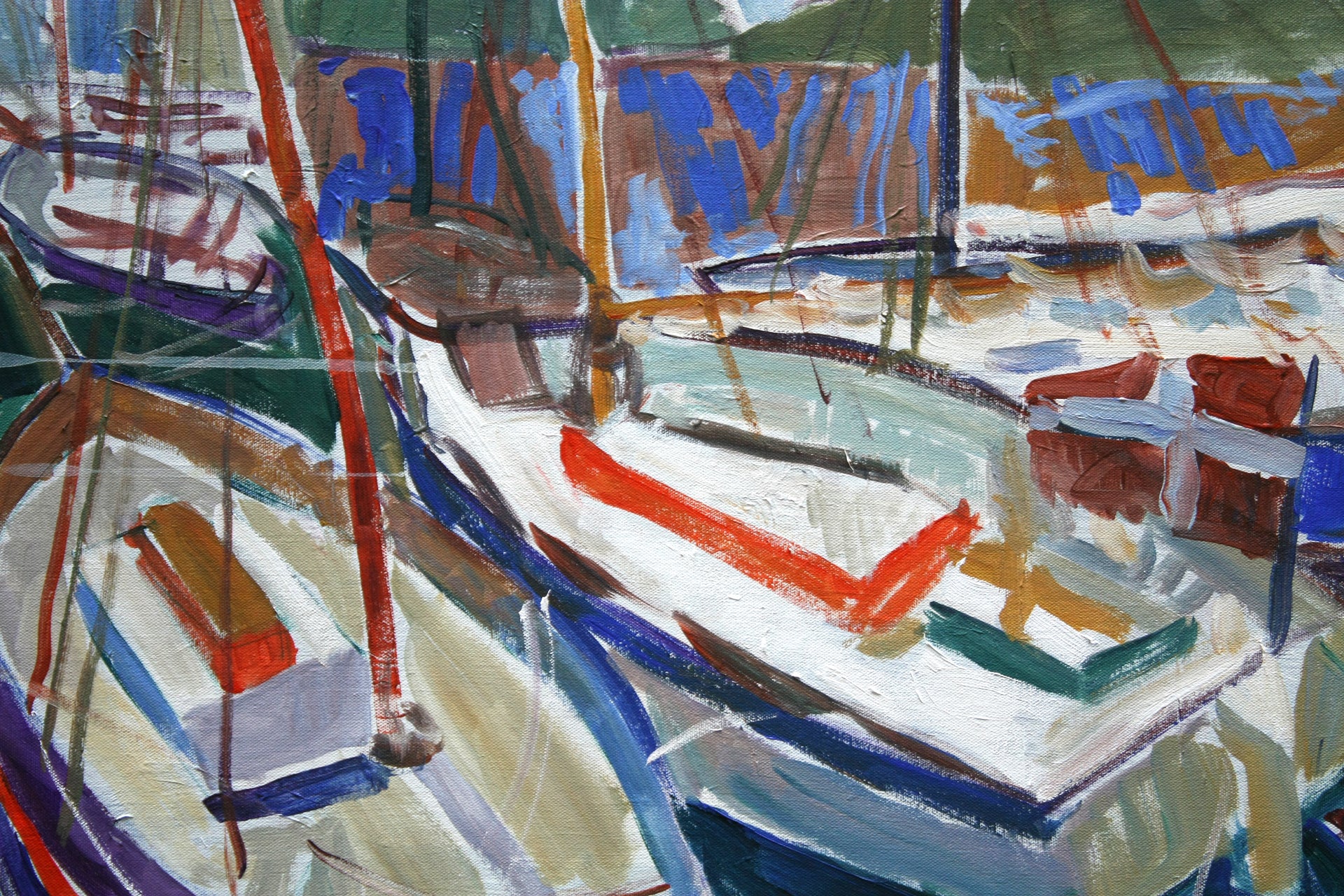 Falmouth by Robert Hofherr acrylic painting UGallery