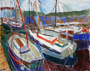 Original art for sale at UGallery.com | Falmouth by Robert Hofherr | $1,475 | acrylic painting | 24' h x 30' w | photo 1