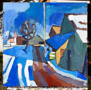 Farm in January by Robert Hofherr |  Context View of Artwork 