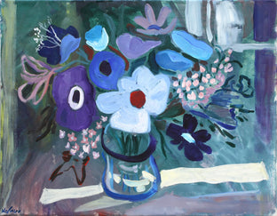 Original art for sale at UGallery.com | Floral by Robert Hofherr | $1,475 | acrylic painting | 22' h x 28' w | photo 1