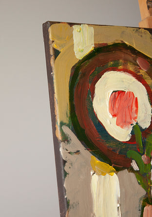 Interior with Roundel by Robert Hofherr |  Side View of Artwork 