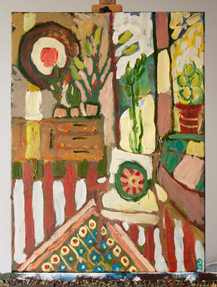 Interior with Roundel by Robert Hofherr |  Context View of Artwork 