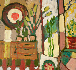 Interior with Roundel by Robert Hofherr |   Closeup View of Artwork 