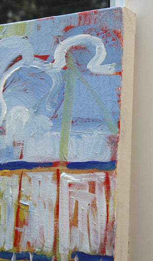 Original art for sale at UGallery.com | Lighthouse by Robert Hofherr | $1,425 | acrylic painting | 22' h x 28' w | photo 2