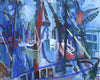 Original art for sale at UGallery.com | Loading and Unloading by Robert Hofherr | $1,475 | acrylic painting | 24' h x 30' w | thumbnail 1