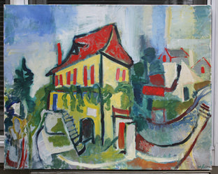 Mansion in the Country by Robert Hofherr |   Closeup View of Artwork 
