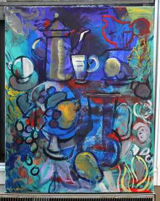 Original art for sale at UGallery.com | Objectives by Robert Hofherr | $1,875 | acrylic painting | 30' h x 24' w | photo 3