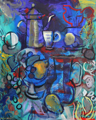 Original art for sale at UGallery.com | Objectives by Robert Hofherr | $1,875 | acrylic painting | 30' h x 24' w | photo 1