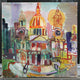 Original art for sale at UGallery.com | Ode to St. Paul by Robert Hofherr | $1,700 | acrylic painting | 24' h x 24' w | thumbnail 3