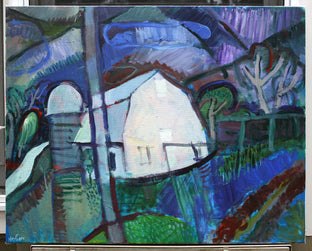 Original art for sale at UGallery.com | Pale Barn by Robert Hofherr | $1,475 | acrylic painting | 24' h x 30' w | photo 3