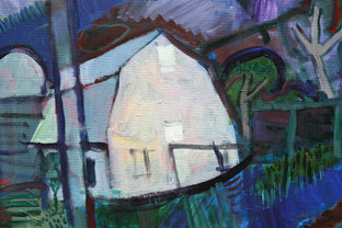 Original art for sale at UGallery.com | Pale Barn by Robert Hofherr | $1,475 | acrylic painting | 24' h x 30' w | photo 4