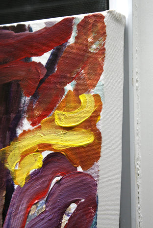 Original art for sale at UGallery.com | Red and Gold by Robert Hofherr | $1,425 | acrylic painting | 22' h x 28' w | photo 2