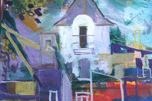 Original art for sale at UGallery.com | Residence by Robert Hofherr | $1,400 | acrylic painting | 24' h x 24' w | photo 4