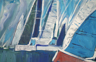 Original art for sale at UGallery.com | Speed by Robert Hofherr | $1,075 | acrylic painting | 18' h x 36' w | photo 2