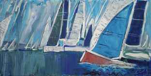 Original art for sale at UGallery.com | Speed by Robert Hofherr | $1,075 | acrylic painting | 18' h x 36' w | photo 1