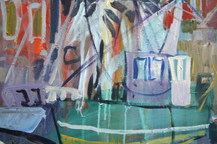 Study of Workboats by Robert Hofherr |   Closeup View of Artwork 