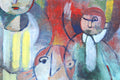 Original art for sale at UGallery.com | Stylized Figures by Robert Hofherr | $1,750 | acrylic painting | 24' h x 24' w | thumbnail 4
