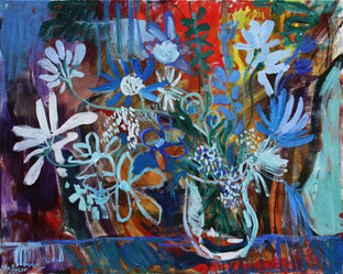 Original art for sale at UGallery.com | Velvet Blues by Robert Hofherr | $1,475 | acrylic painting | 24' h x 30' w | photo 1