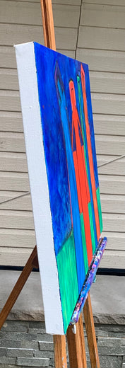 Gathered by Robin Okun |  Side View of Artwork 