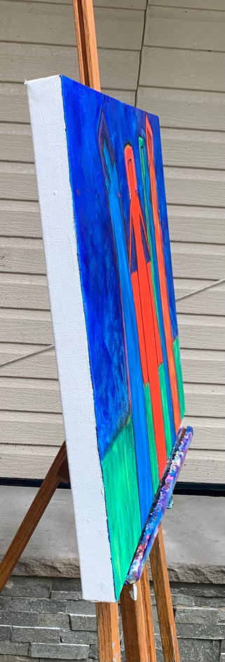 Gathered by Robin Okun |  Side View of Artwork 