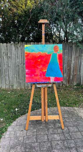 Leaning into the Light by Robin Okun |  Context View of Artwork 