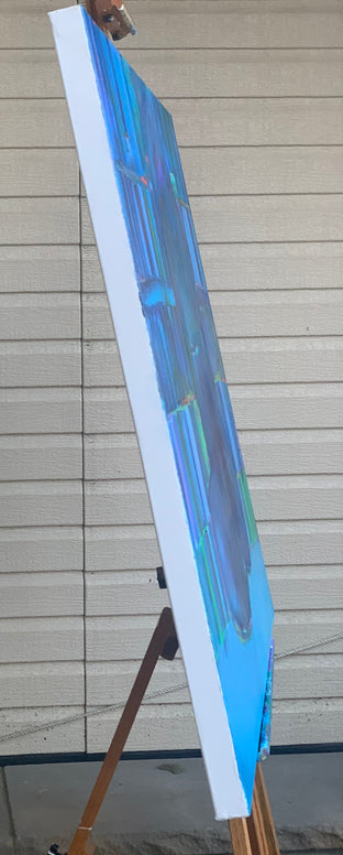 Original art for sale at UGallery.com | Reading the Room by Robin Okun | $2,000 | acrylic painting | 36' h x 36' w | photo 2