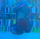 Original art for sale at UGallery.com | Reading the Room by Robin Okun | $2,000 | acrylic painting | 36' h x 36' w | thumbnail 1