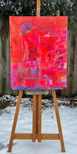 Scattered Pieces by Robin Okun |   Closeup View of Artwork 