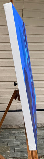 Shadow Play by Robin Okun |  Side View of Artwork 