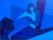 Original art for sale at UGallery.com | Shadow Play by Robin Okun | $1,825 | acrylic painting | 30' h x 40' w | thumbnail 1