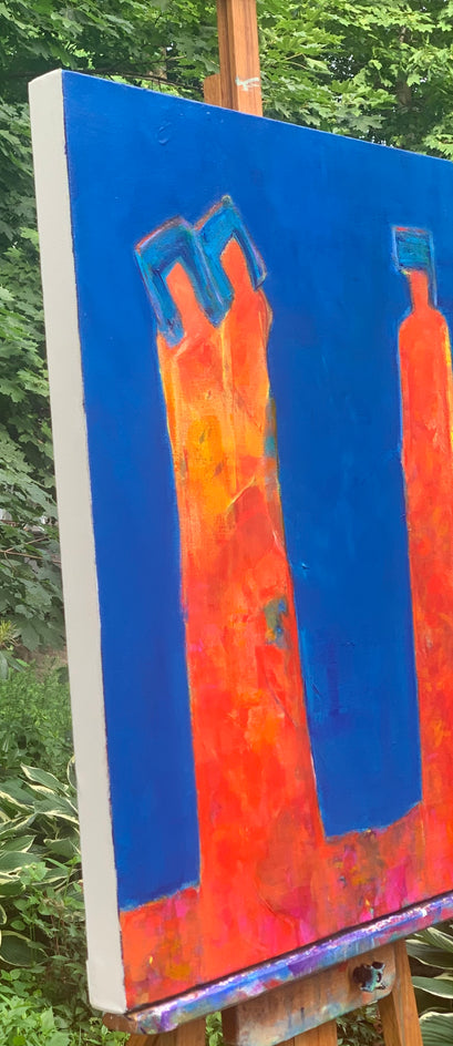 Take Two by Robin Okun |  Side View of Artwork 