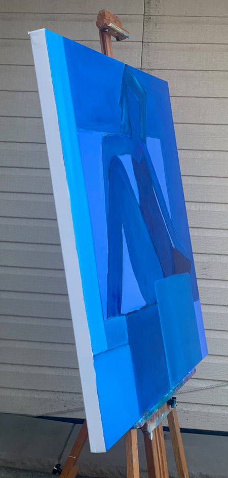 Unpacking by Robin Okun |  Side View of Artwork 