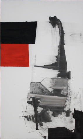 Original art for sale at UGallery.com | Above South by Roman Antopolsky | $4,000 | mixed media artwork | 60' h x 36' w