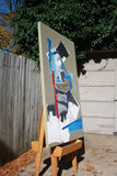 Original art for sale at UGallery.com | Bird by Roman Antopolsky | $4,000 | mixed media artwork | 60' h x 36' w | thumbnail 2