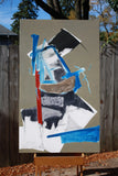 Original art for sale at UGallery.com | Bird by Roman Antopolsky | $4,000 | mixed media artwork | 60' h x 36' w | thumbnail 3