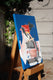 Original art for sale at UGallery.com | Boat by Roman Antopolsky | $2,200 | mixed media artwork | 40' h x 30' w | thumbnail 2