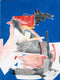 Original art for sale at UGallery.com | Boat by Roman Antopolsky | $2,200 | mixed media artwork | 40' h x 30' w | thumbnail 1