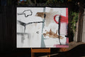 Original art for sale at UGallery.com | Tale by Roman Antopolsky | $4,500 | mixed media artwork | 48' h x 60' w | thumbnail 2