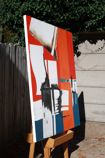 Three Colors by Roman Antopolsky |  Side View of Artwork 