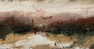 Original art for sale at UGallery.com | Abstract View by Ronda Waiksnis | $675 | oil painting | 12' h x 24' w | photo 4