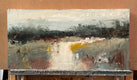 Original art for sale at UGallery.com | Abstract View II by Ronda Waiksnis | $675 | oil painting | 12' h x 24' w | thumbnail 4