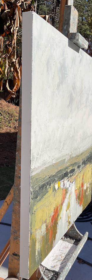 East of Ebenezer by Ronda Waiksnis |  Side View of Artwork 