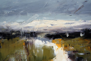 Ebenezer Stream - After Rain by Ronda Waiksnis |   Closeup View of Artwork 