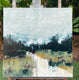 Original art for sale at UGallery.com | Evening Comes by Ronda Waiksnis | $2,200 | oil painting | 30' h x 30' w | thumbnail 3