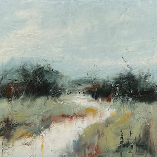 Original art for sale at UGallery.com | Free Flowing Path by Ronda Waiksnis | $2,200 | oil painting | 30' h x 30' w | photo 1