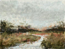 Original art for sale at UGallery.com | Landscape's Reminder by Ronda Waiksnis | $2,750 | oil painting | 36' h x 48' w | thumbnail 1