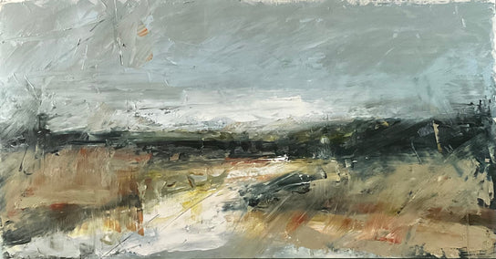 oil painting by Ronda Waiksnis titled On Many Evenings