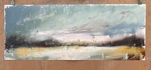 Original art for sale at UGallery.com | Seaglass Sky by Ronda Waiksnis | $1,350 | oil painting | 18' h x 46' w | photo 2