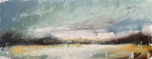 Original art for sale at UGallery.com | Seaglass Sky by Ronda Waiksnis | $1,350 | oil painting | 18' h x 46' w | photo 1