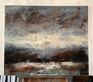 Original art for sale at UGallery.com | Seduction of a Storm by Ronda Waiksnis | $1,950 | oil painting | 30' h x 36' w | photo 3